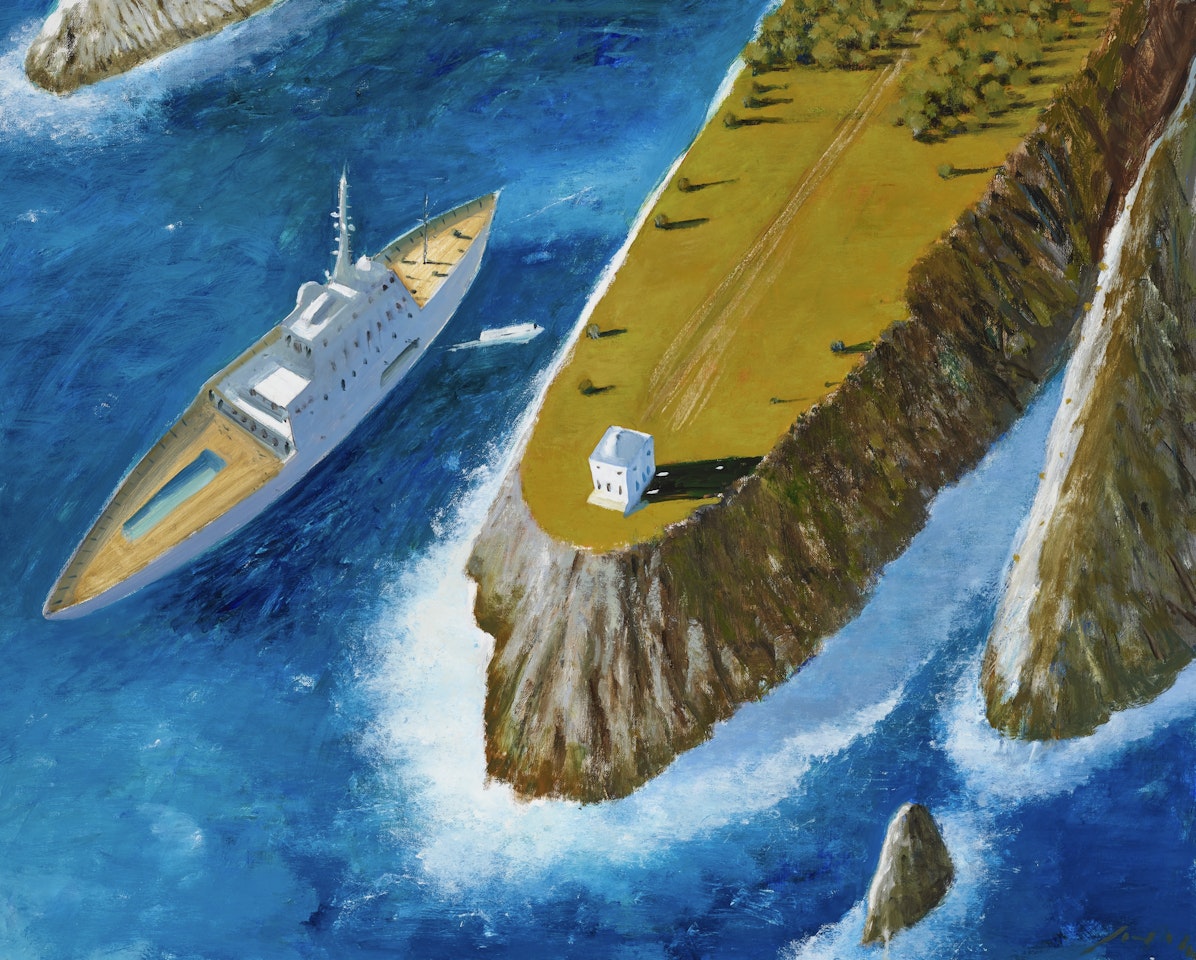 A Visit from Catherine de' Medici by Julio Larraz