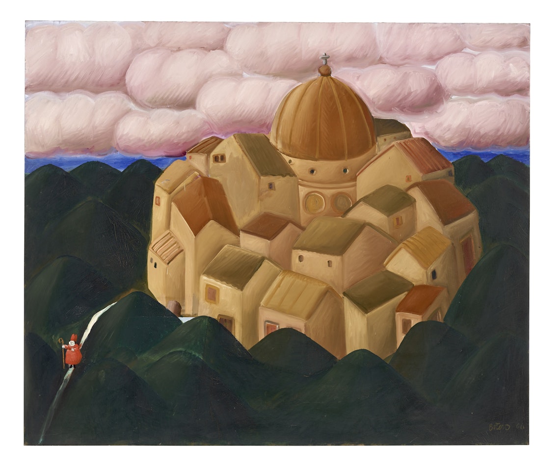Viaje místico by Fernando Botero