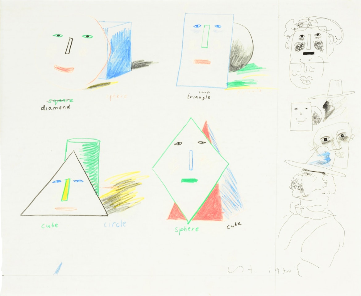 Picasso Masks by David Hockney