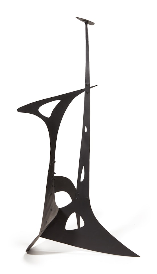 Thin Black Stabile by Alexander Calder