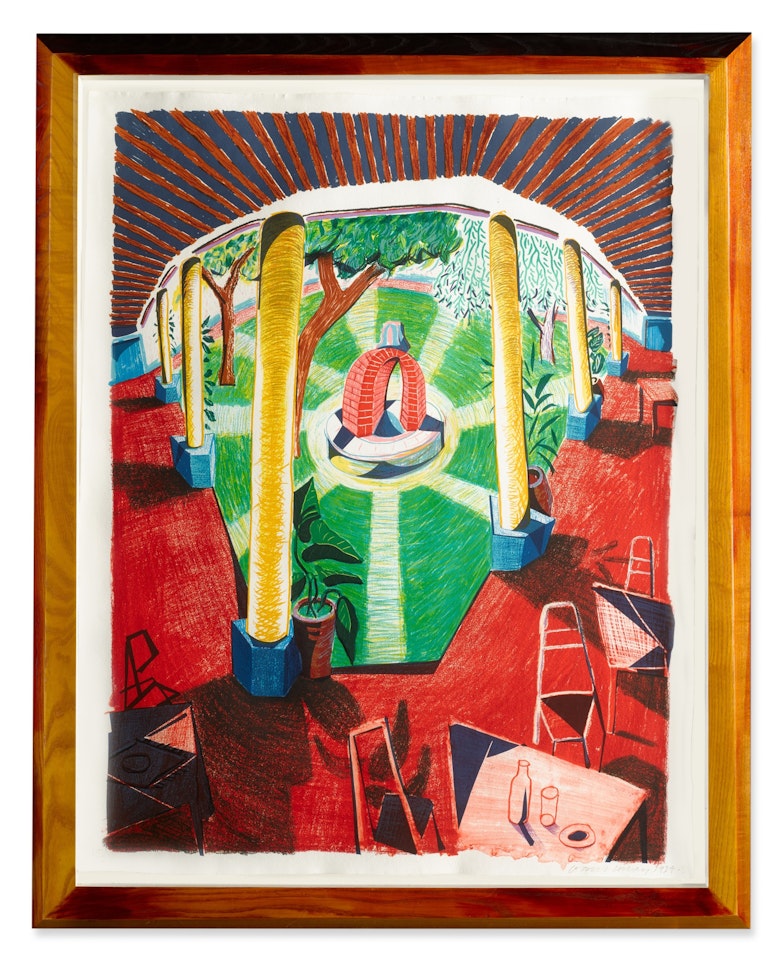 Views of Hotel Well III (M.C.A.T. 274) by David Hockney