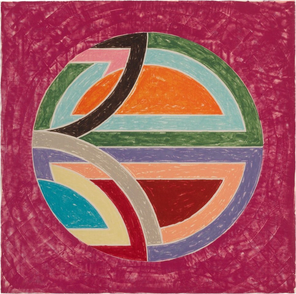Sinjerli Variation with Colored Ground I (A. 129) by Frank Stella