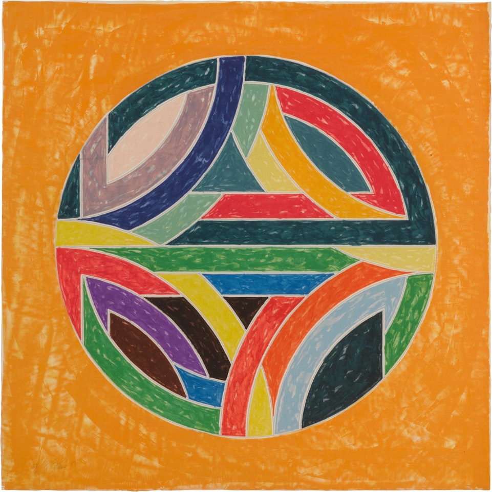 Sinjerli Variation with Colored Ground IV (A. 134) by Frank Stella