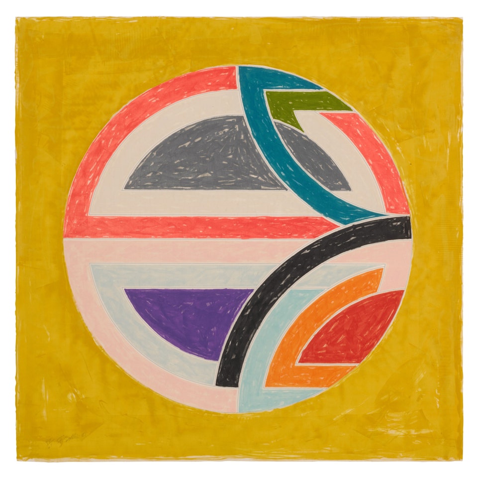 Sinjerli Variation with Colored Ground IA (A. 130) by Frank Stella