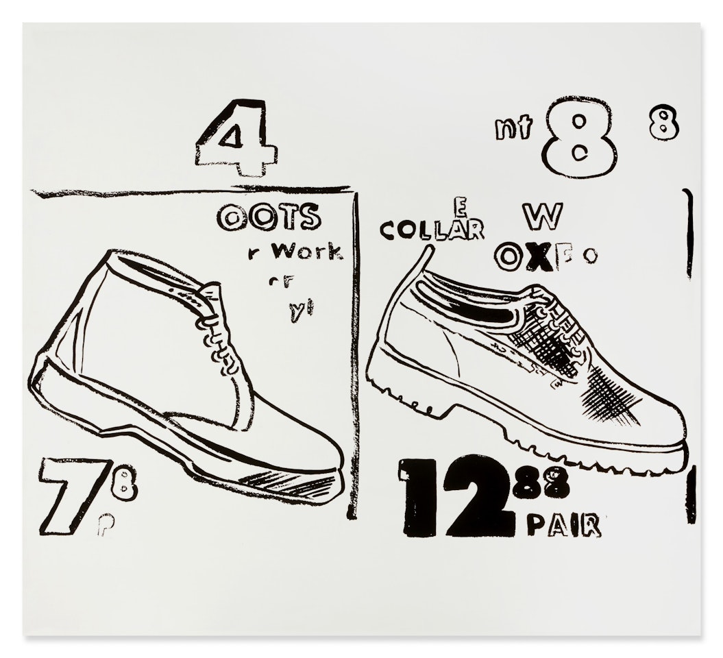 Work Boots (Positive) by Andy Warhol