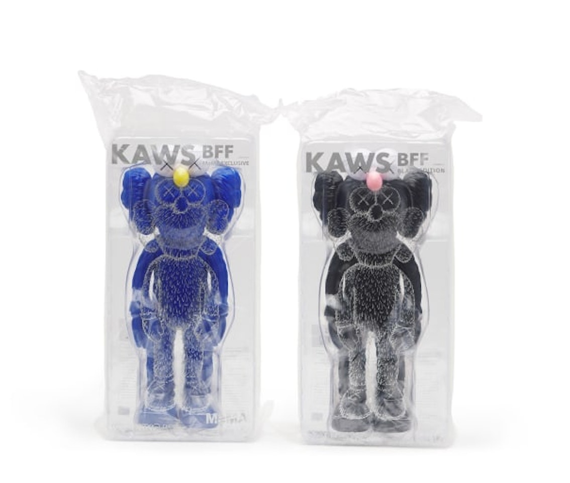 Two Works: BFF (i) (Blue); (ii) (Black) by Kaws