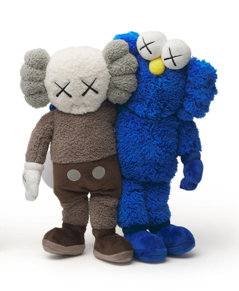 Two Works: (i) BFF Taichung Mini Plush Figure (Blue); (ii) SEEING/WATCHING by Kaws
