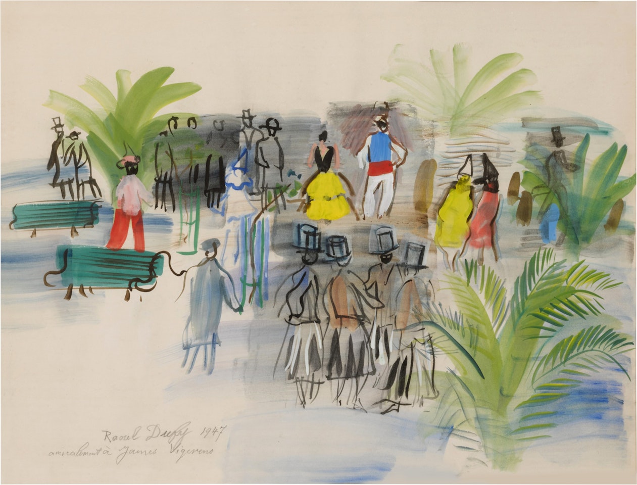 Carnaval à Perpignan by Raoul Dufy