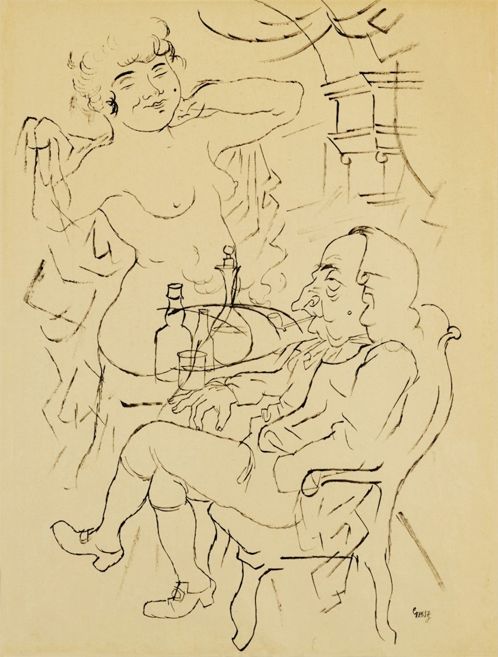 Lord Nelson and Lady Hamilton by George Grosz