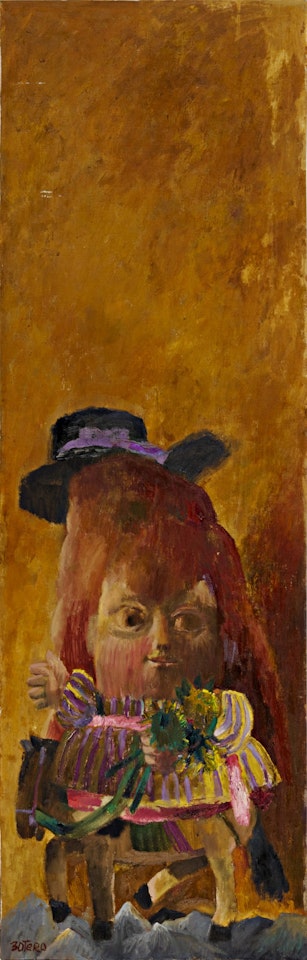 Niña con sombrero by Fernando Botero