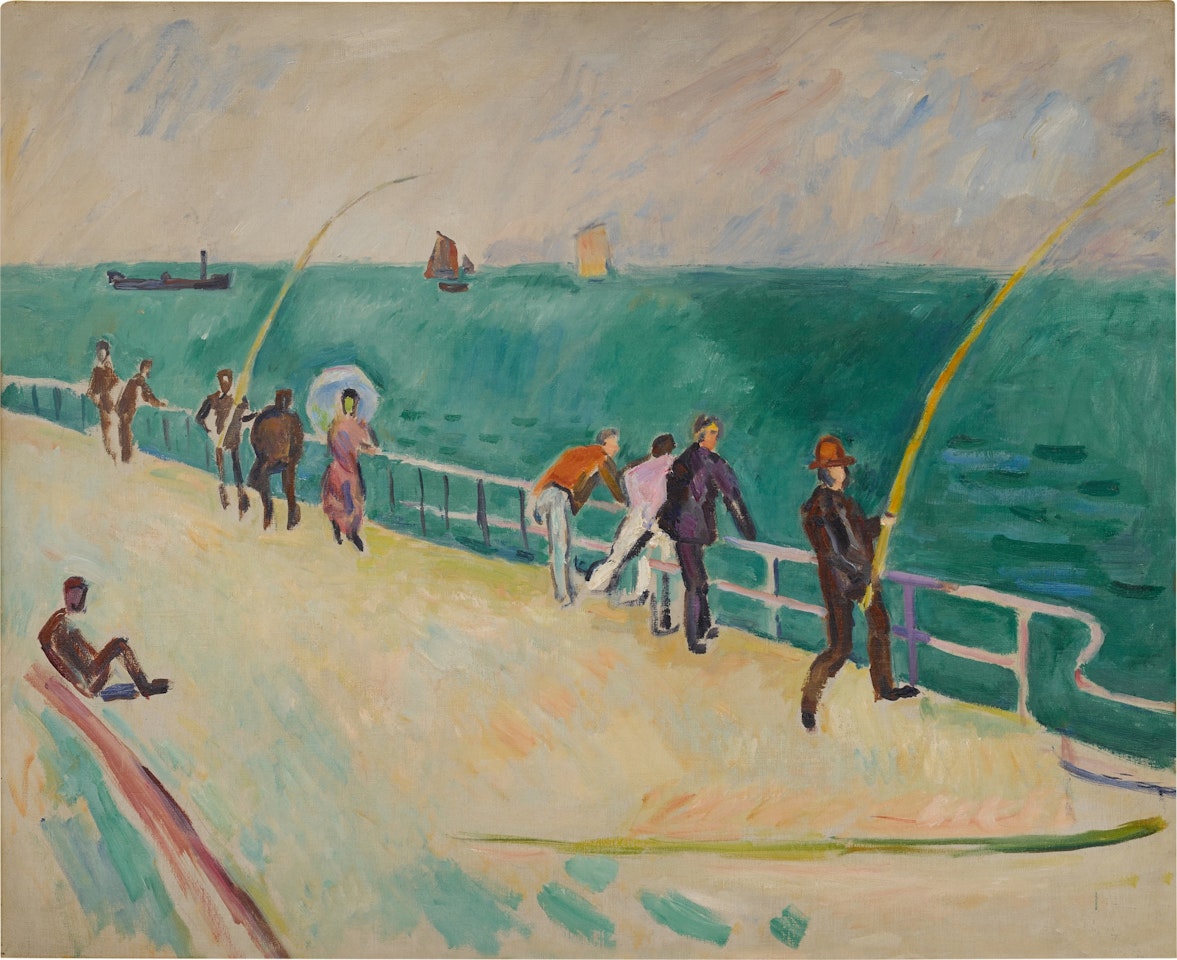 Les Pêcheurs à la ligne by Raoul Dufy