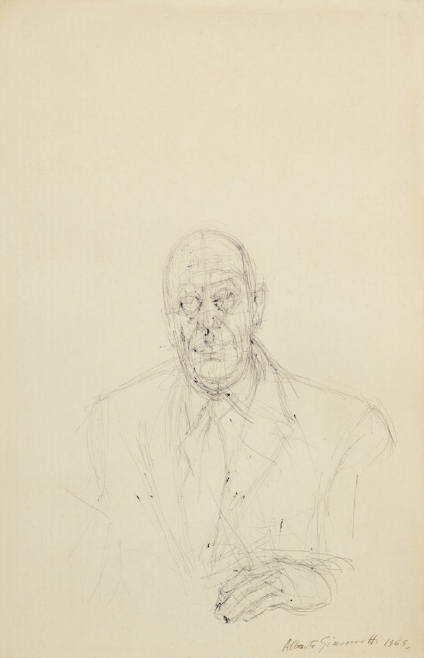 Tête d’un homme (Professeur Corbetta) by Alberto Giacometti