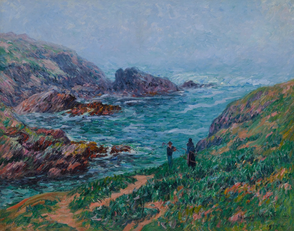 Temps brumeux en Bretagne by Henry Moret