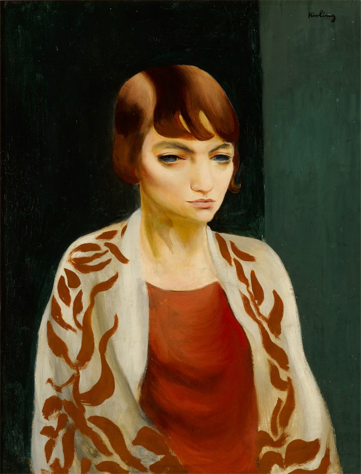 Portrait de Maria Hasenclever by Moïse Kisling