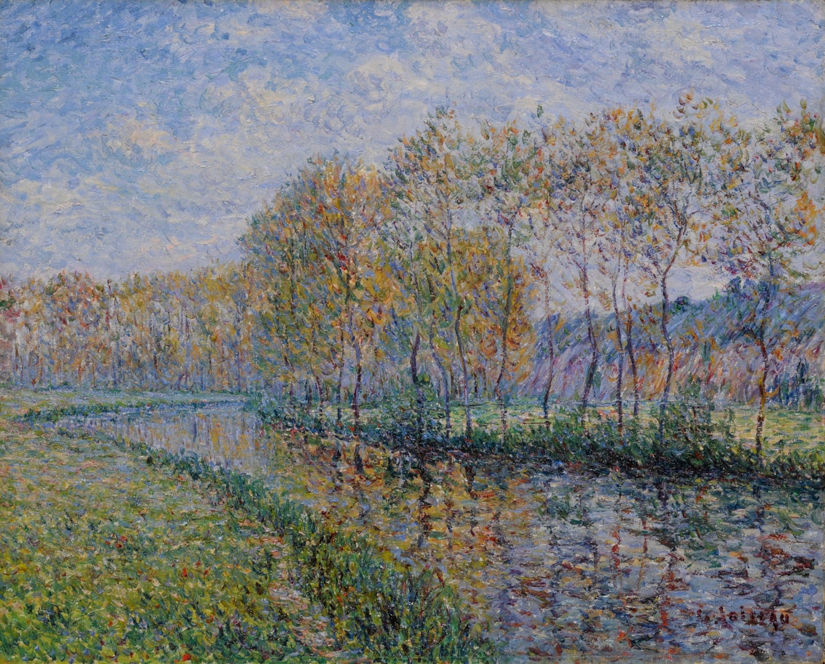 Les Rives de l'Eure le matin, Saint Cyr du Vaudreuil by Gustave Loiseau