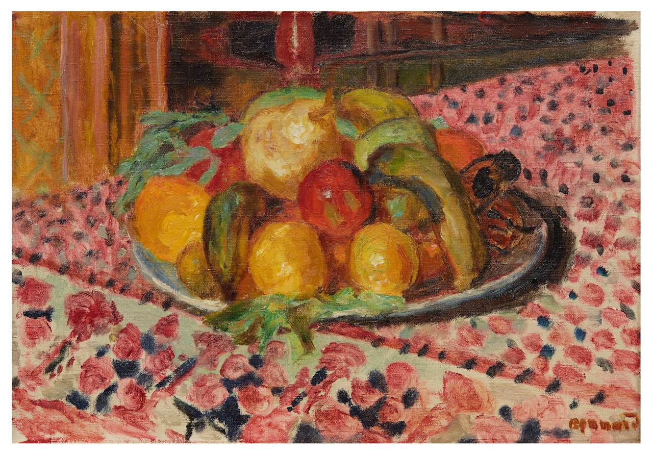 Assiette de fruits by Pierre Bonnard