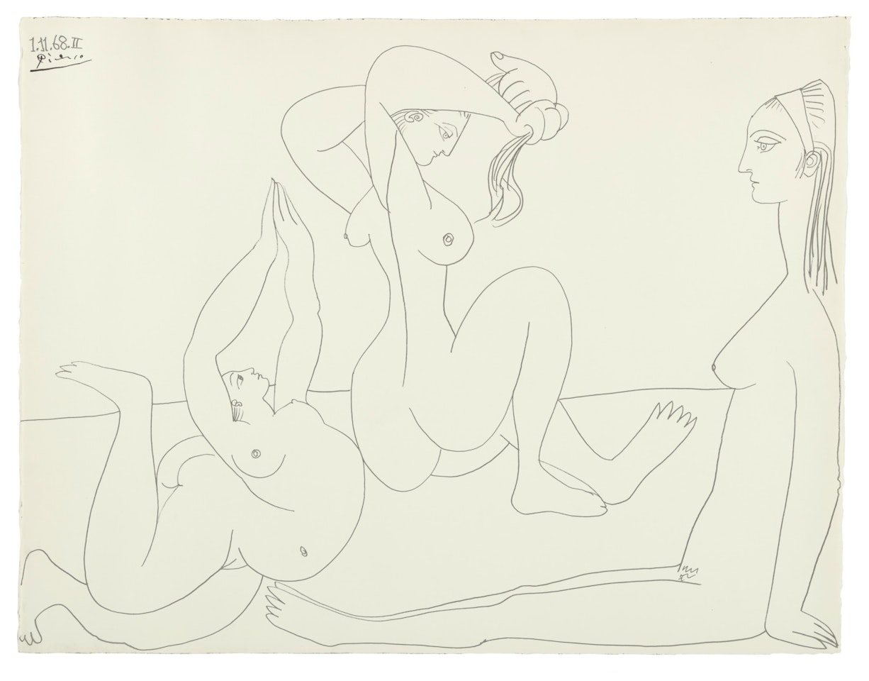 Trois nus by Pablo Picasso