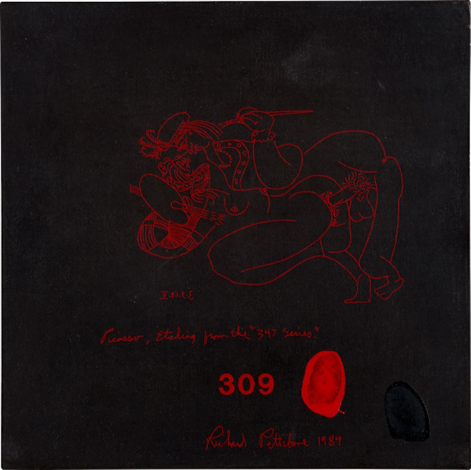 Picasso Etching from the 347 Series, #309 by Richard Pettibone
