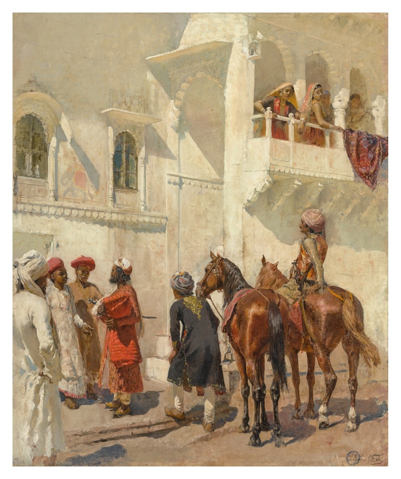 Before the Hunt by Edwin Lord Weeks