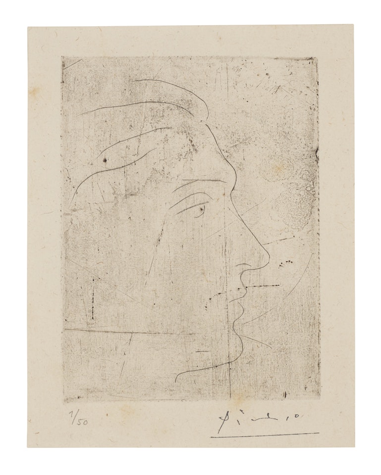 Profil d'homme by Pablo Picasso