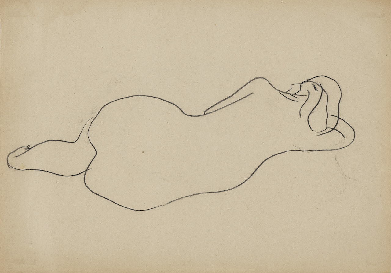Reclining Nude by Sanyu