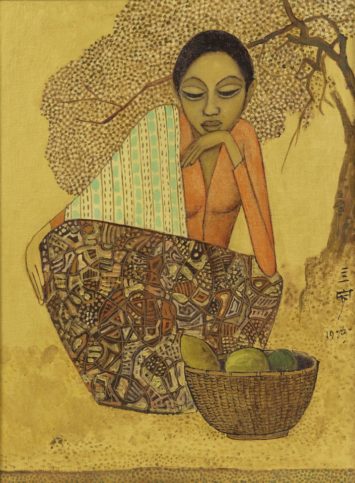 Mango Seller by Cheong Soo Pieng