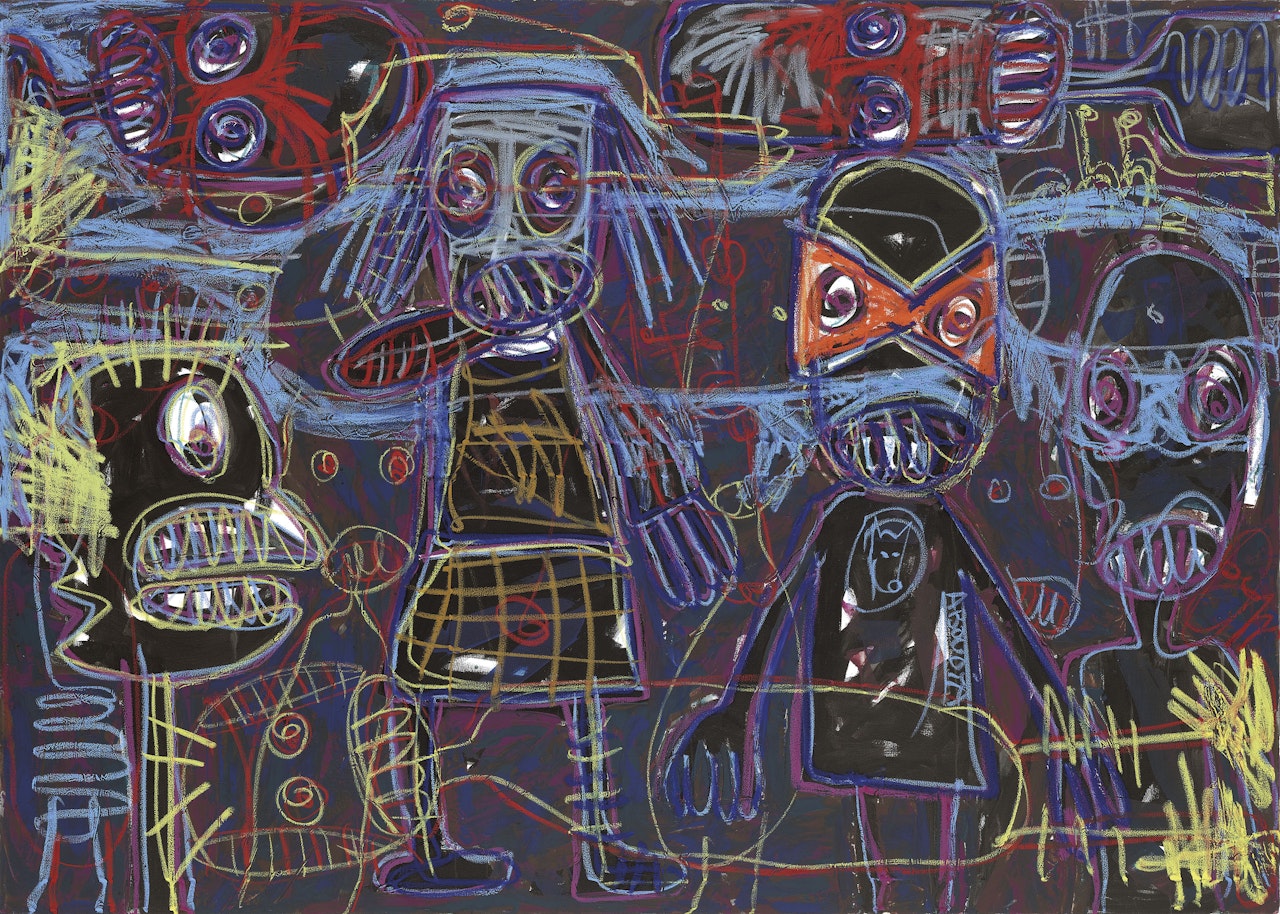 Untitled by Aboudia Abdoulaye Diarrassouba