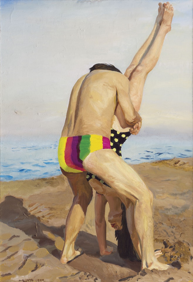 Standing Upside-down by Liu Xiaodong