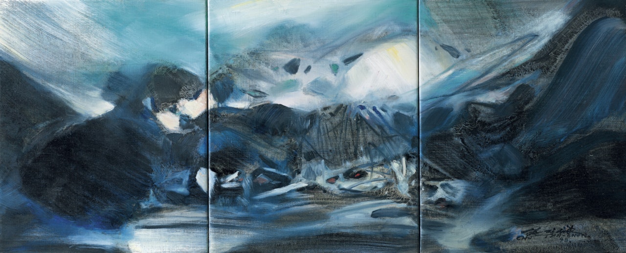 Triptych n °4 by Chu Teh-Chun