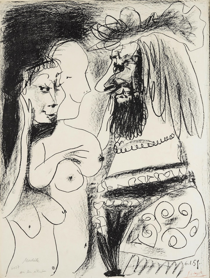 Le Vieux Roi (Bloch 869; Mourlot 317) by Pablo Picasso