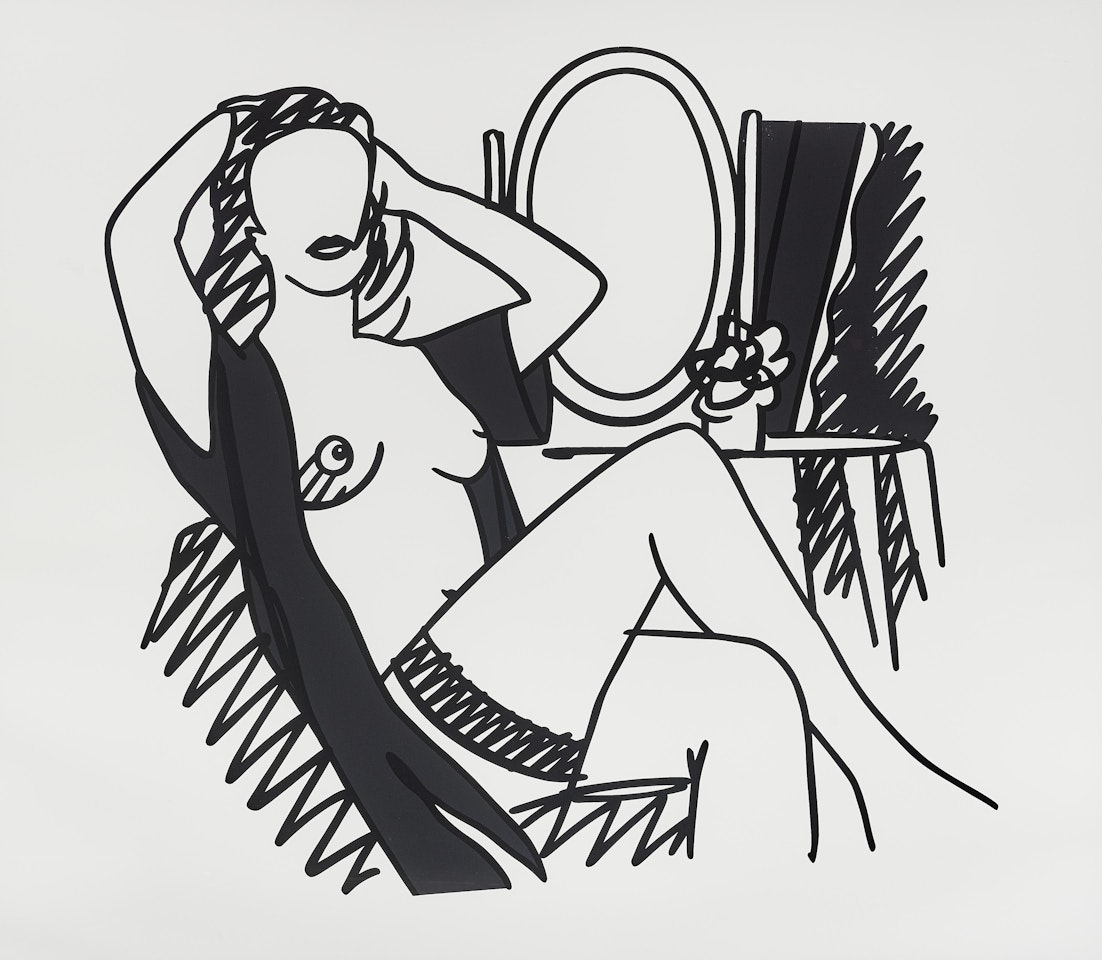 Nude and Mirror by Tom Wesselmann