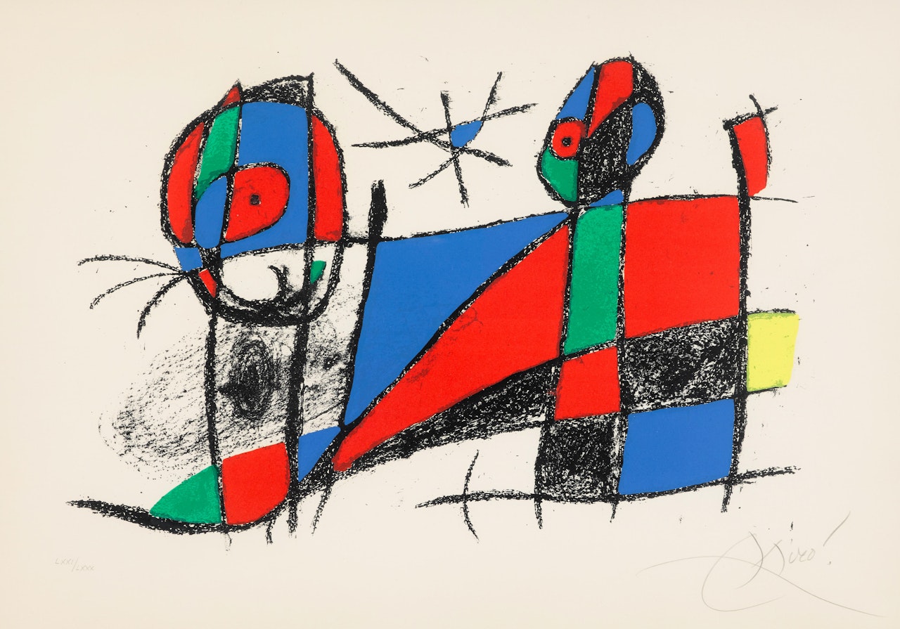 From Joan Miró Lithographs II (Mourlot 1042) by Joan Miró