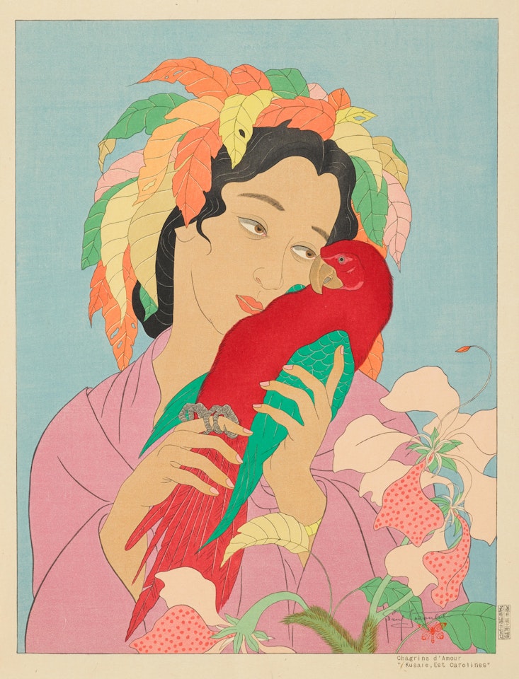 Chagrins d'Amour (Miles 70) by Paul Jacoulet