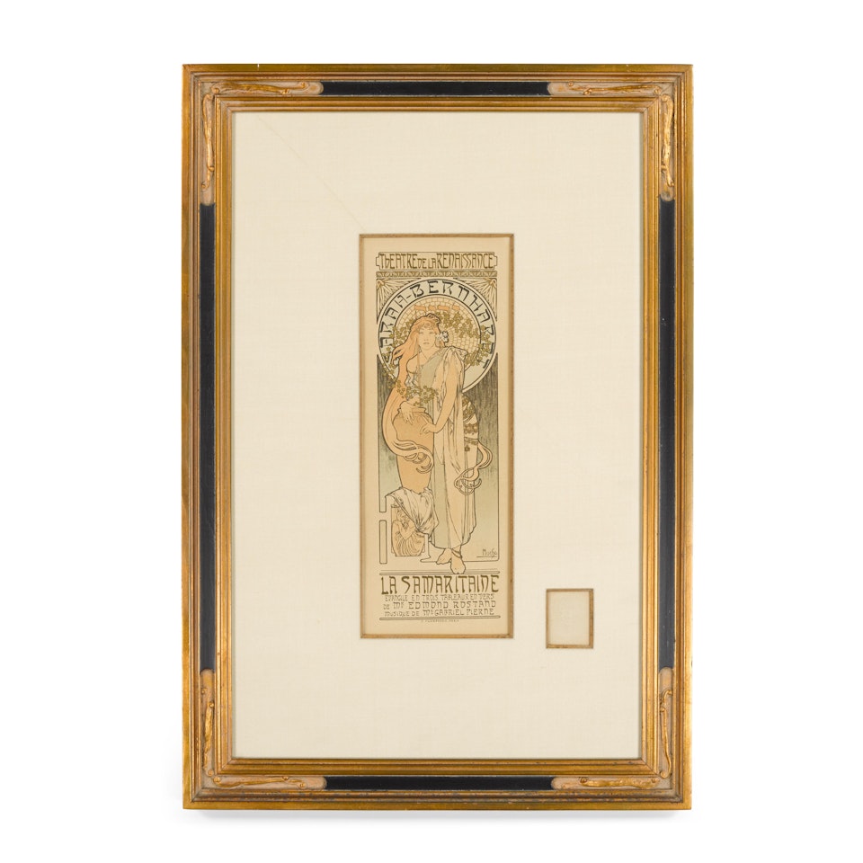 Gismonda; Lorenzaccio; La Samaritaine,  from Les Maîtres de l'Affiche (Rennert & Weill 3; 20; 24) by Alphonse Mucha