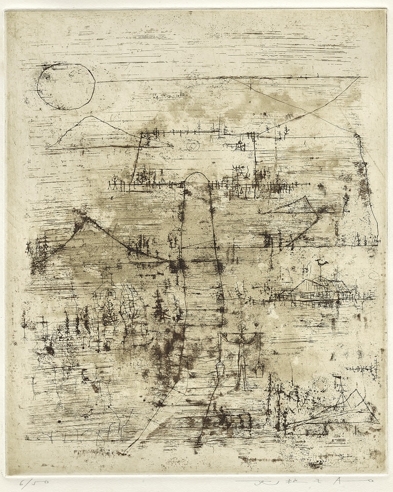 L'escalier (The Stairs) by Zao Wou-Ki
