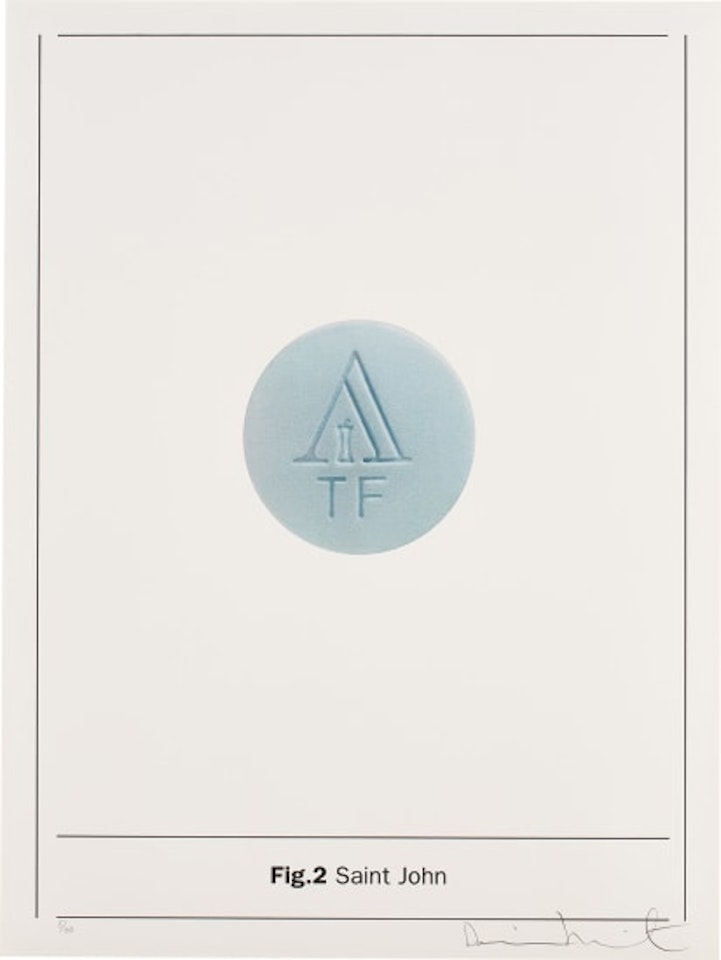 Fig. 2 Saint John, from the Apostles portfolio by Damien Hirst