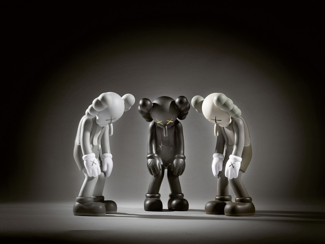I. SMALL LIE (BROWN)
II. SMALL LIE (BLACK)
III. SMALL LIE (GREY) by Kaws