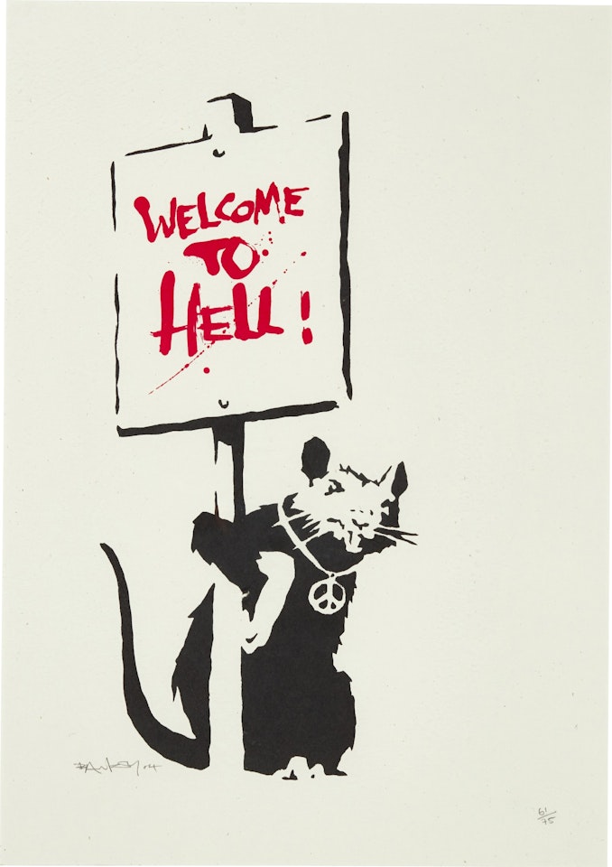 Welcome To Hell by Banksy