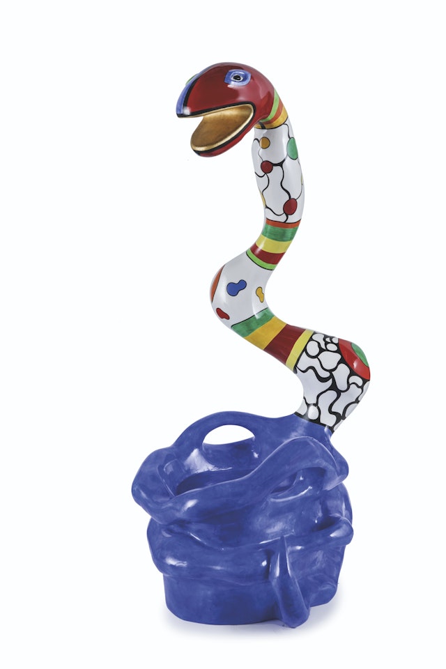 Pouf Serpent Bleu by Niki de Saint Phalle