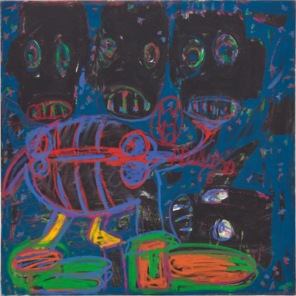Talking Heads: Blue by Aboudia Abdoulaye Diarrassouba