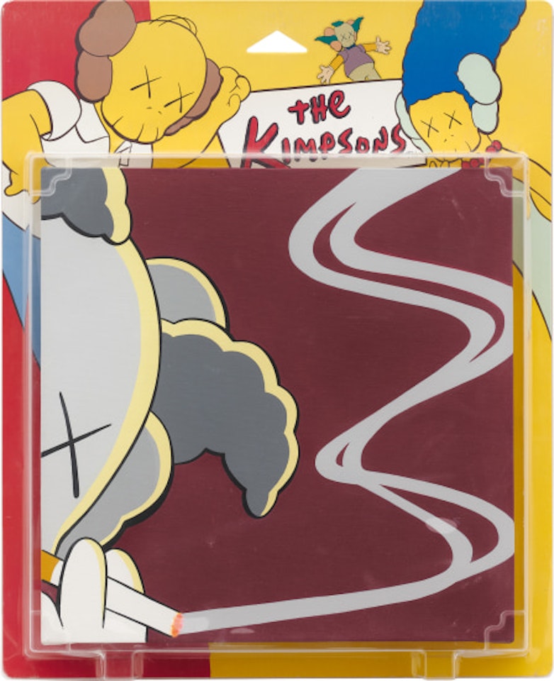 UNTITLED (KIMPSONS), PACKAGE PAINTING SERIES by Kaws