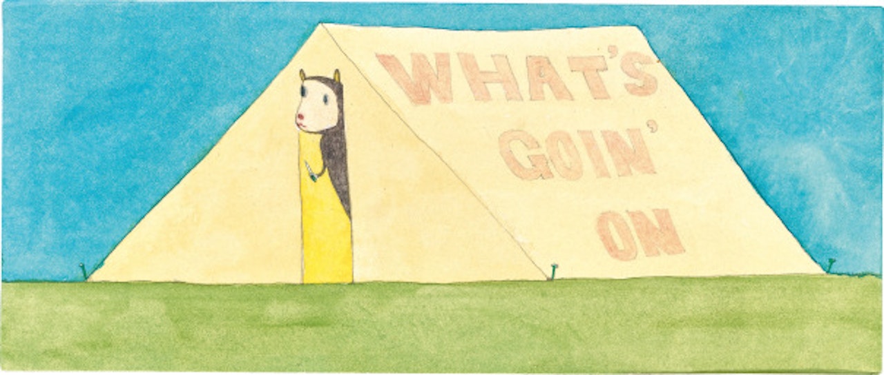 What's goin' on by Yoshitomo Nara