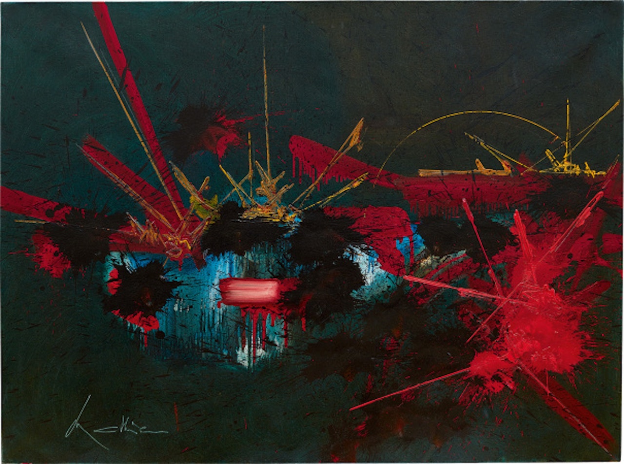 Vertige Enseveli by Georges Mathieu