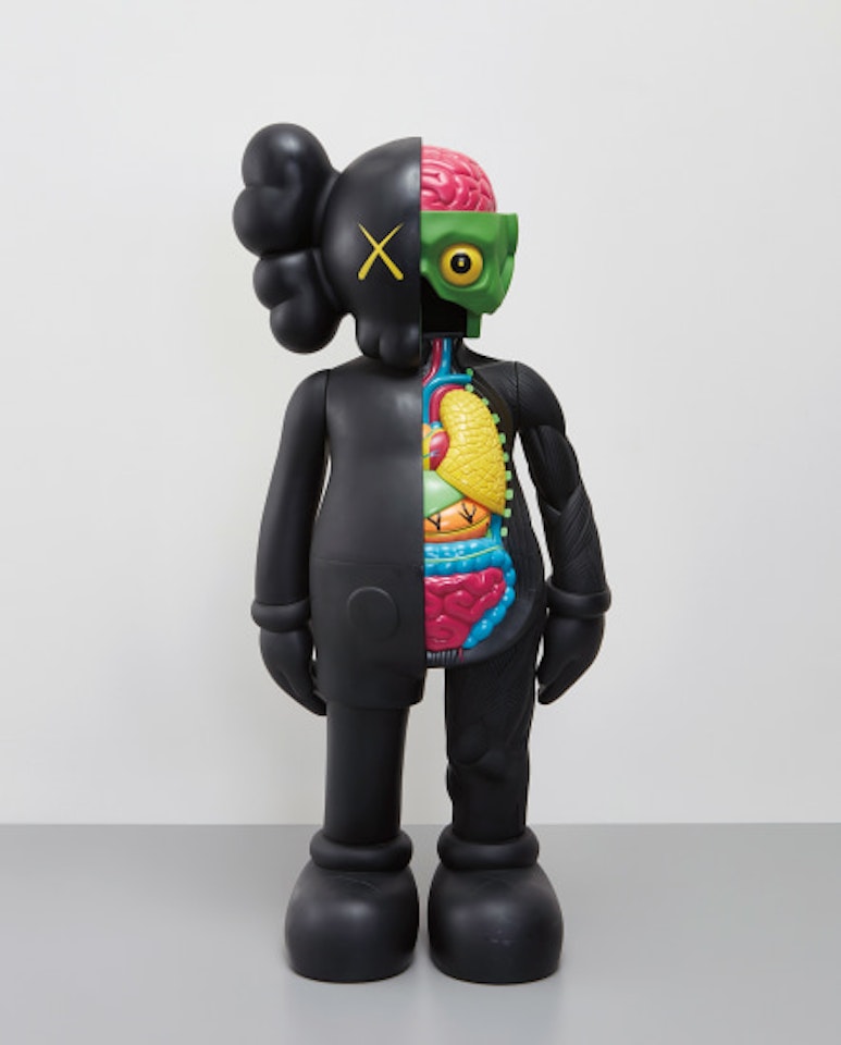 FOUR FOOT DISSECTED COMPANION (Black) by Kaws