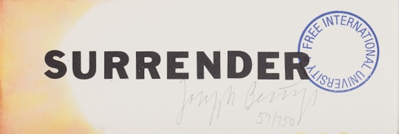 Surrender II (S. 102B) by Joseph Beuys