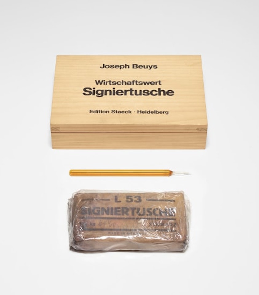 Wirtschaftswert Signiertusche (Economic Value Signature Ink) (S. 469) by Joseph Beuys
