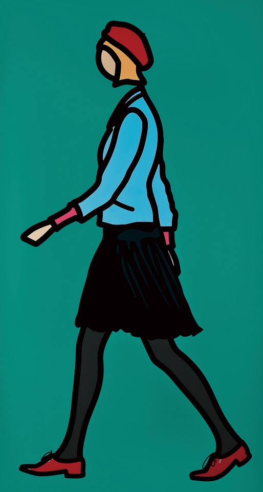 Jennifer Walking 1 by Julian Opie