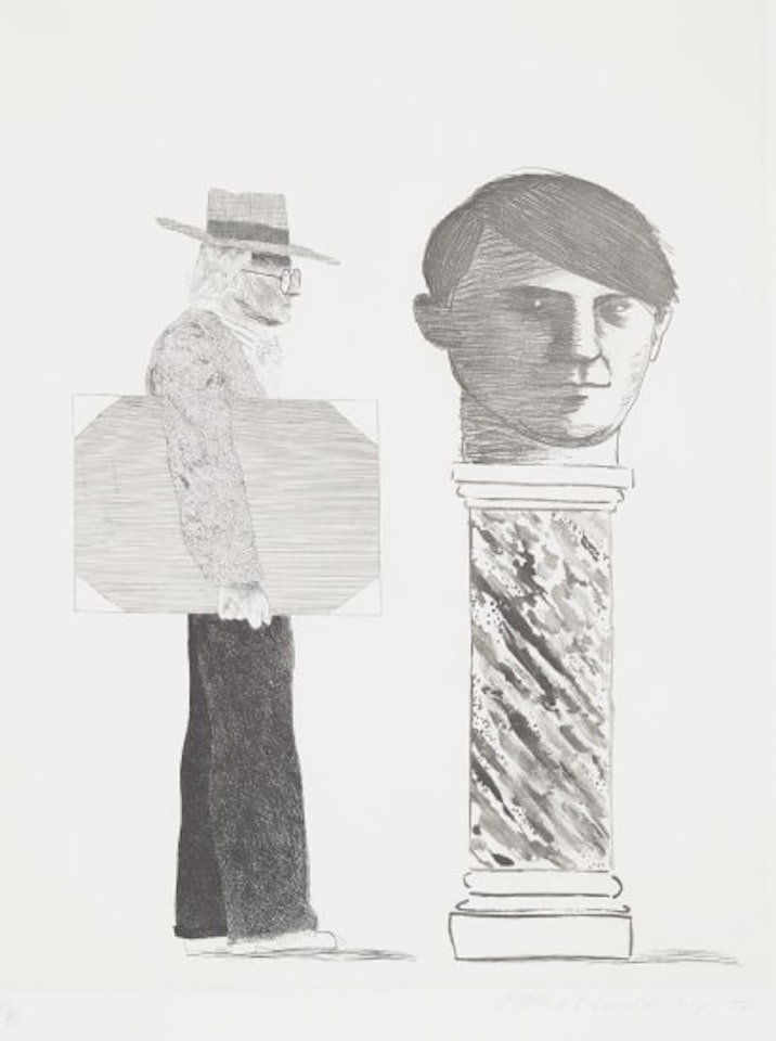 The Student, from Hommage à Picasso (S.A.C. 153, M.C.A.T. 143) by David Hockney