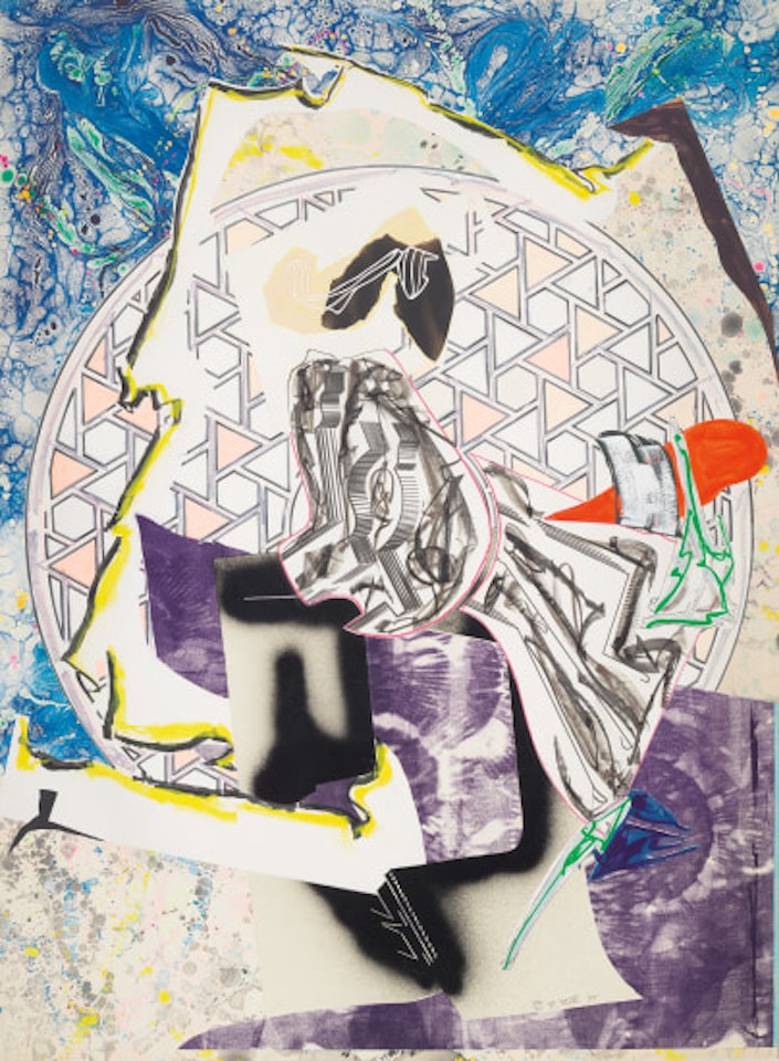 The Great Heidelburgh Tun, from Waves I (A. & K. 186) by Frank Stella