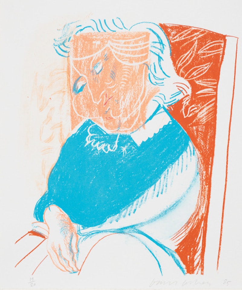 Portrait of Mother II, from Moving Focus Series (M.C.A.T. 282) by David Hockney